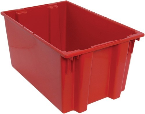 SNT300 Genuine stack and nest tote 29-1/2" x 19-1/2" x 15" Red