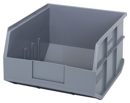 Stackable Shelf Bin 12" x 11" x 7" Gray