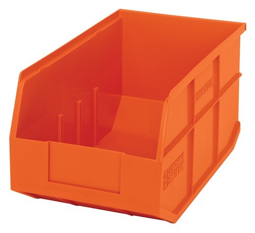 Stackable Shelf Bin 14" x 8-1/4" x 7" Orange