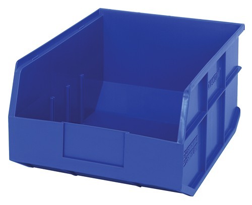 Stackable Shelf Bin 14" x 11" x 7" Blue