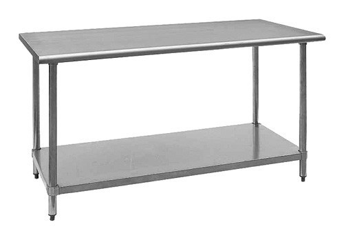 Stainless Steel Work Table with Adjustable Undershelf 24" x 60" x 34"