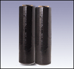 Stretch Film 18x1500' 80 Gauge Black Cast 4RL/CS 72/PLT