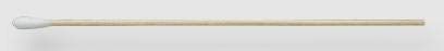 Swab 6"x.1" Cttn Tip Wood Shaft Low Lint 100/PK 10/BX 10/CS