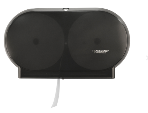 Tissue Toilet Dispenser Transcend Smart-Core Jumbo Twin Roll Black 4/CS