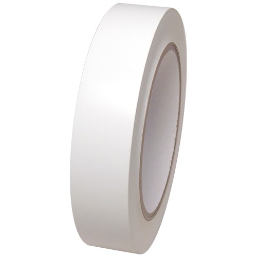 Tape Cleanroom Vinyl 1x36yd Med-Tack White Wrapped(4x12) 48/CS