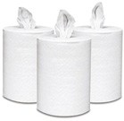 Towel Center Pull 7.6x15 600' 2Ply White Sheet 6RL/CS 55/PLT