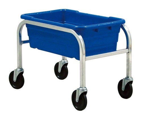 Tub Rack with Cross Stack Tubs 27" x 19" x 19" Blue