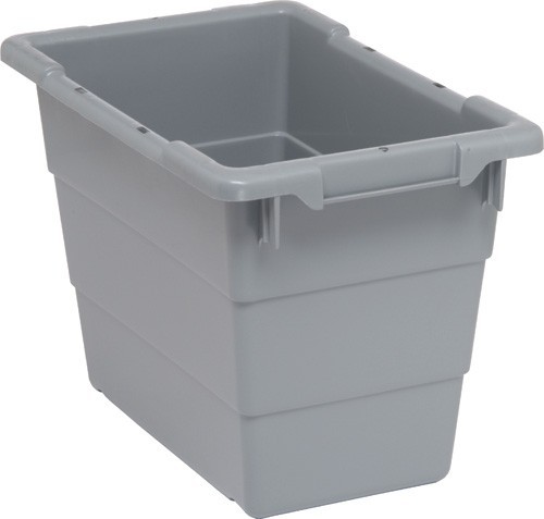 Cross Stack Tote 17-1/4" x 11" x 12" Gray