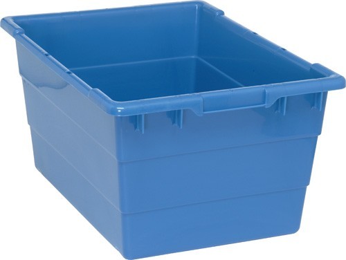 Cross Stack Tote 23-3/4" x 17-1/4" x 12" Blue