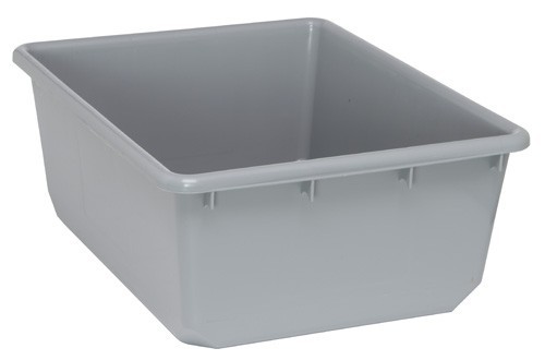 QuanTub Nesting Tote 24-1/2" x 19" x 9-1/2" Gray