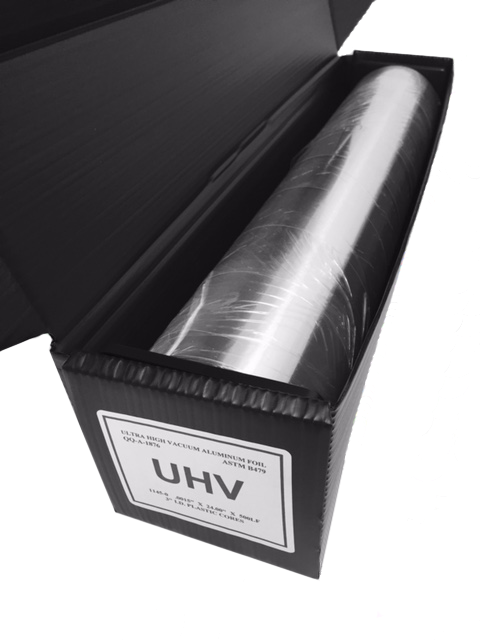 Foil .001x48"x500' Cleanroom UHV Aluminum 28#/RL