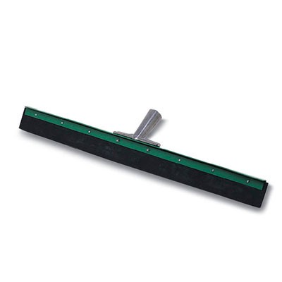 Aquadozer Heavy Duty Floor Squeegee, 30 Inch Blade, Green/Black Rubber, Straight