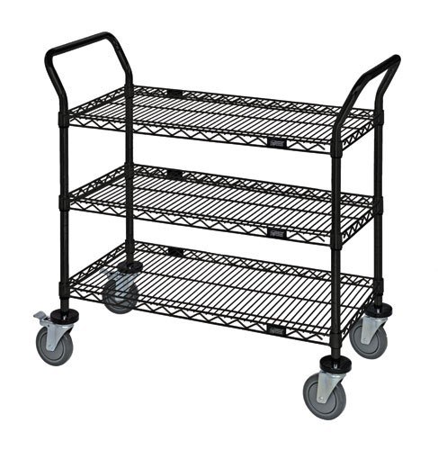 Quantum wire utility carts - black 