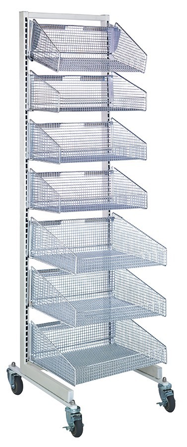 Partition wall systems - complete packages with baskets 