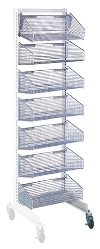 Partition wall systems - complete packages with baskets 