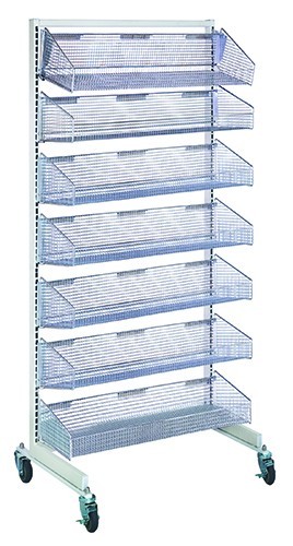 Partition wall systems - complete packages with baskets 