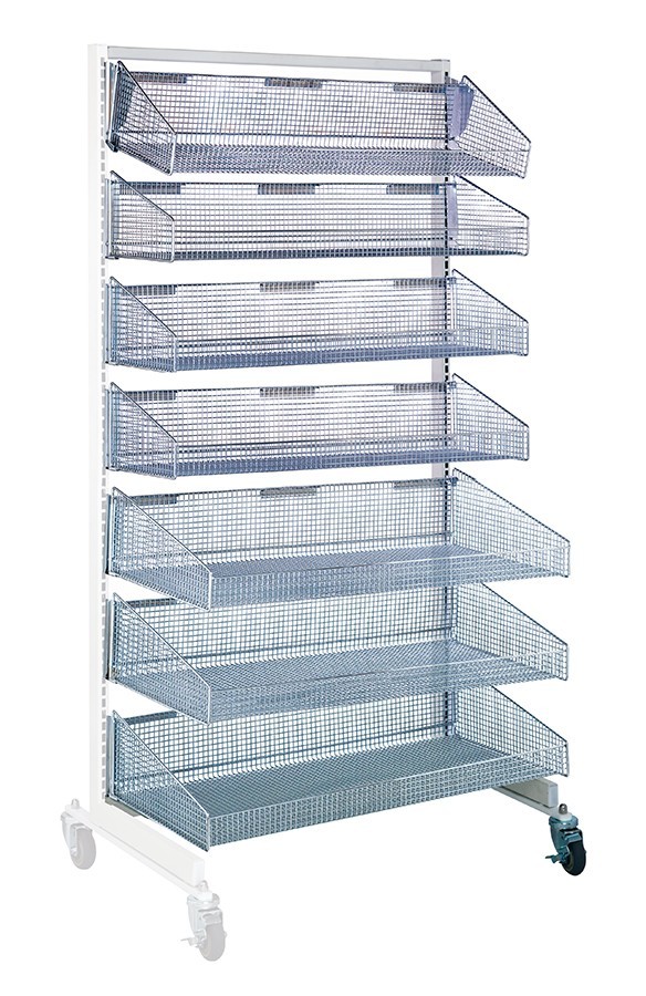 Partition wall systems - complete packages with baskets 