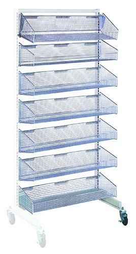 Partition wall systems - complete packages with baskets 