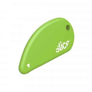 Slice Safety Cutter,  Ceramic Micro-Blade, Pillow Pack, Green