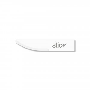 Slice Replacement Blades, Craft Blade, Ceramic, Curved Tips, White (Pack of 4)