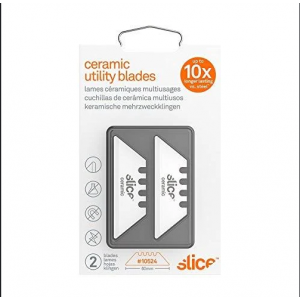 Slice Replacement Blade Ceramic Generic Utility Rounded Tip 2/PKG