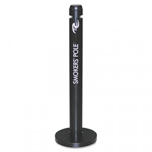 Smoker’s Pole, Round, Steel, Black