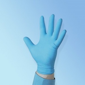 Glove Nitrile 9.5" Blue Cleanroom Large 100/BG 10/CS