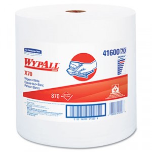 WYPALL X70 Wipers Jumbo Roll Perf. 12.4 x 12.2 White 870/Roll