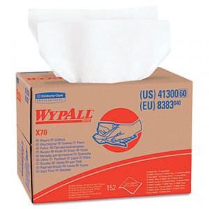 WYPALL X70 Wipers, BRAG Box, 12 1/2x16 4/5, White