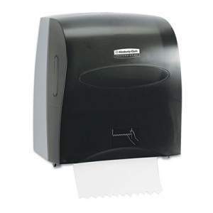 SCOTT SLIMROLL Hand Towel System, 12x7x12 1/2, Smoke/Gray