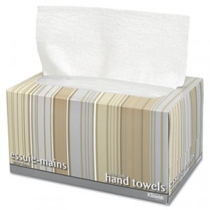 KLEENEX Ultra Soft Hand Towels, POP-UP Box, White, 70/Box