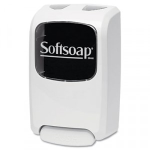 Hand Soap Dispenser, Beige/Smoke, 1250 mL, 6 7/10w x 4 1/5d x 11 1/10h
