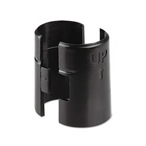 Wire Shelving Shelf Lock Clips Plastic Black 4/Pack