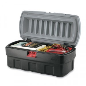 ActionPacker Cargo Box, 48gal, Black/Gray