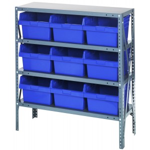 Quantum 8"" store-max shelf bin units