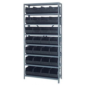 Stackable shelf bin steel shelving systems 