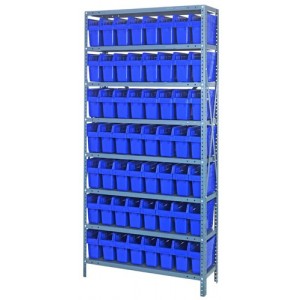 Quantum 8" store-max shelf bin units 