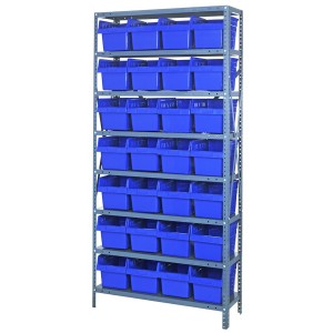Quantum 8" store-max shelf bin units 