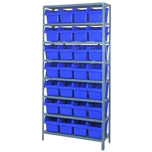 Quantum 8" store-max shelf bin units 