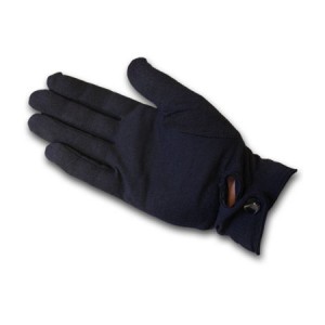 100% Stretch Nylon Dress Glove, Blk., Snap Closure
