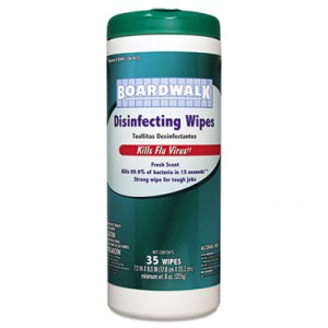 Disinfecting Wipes, 8x7, Fresh Scent, 35/Canister
