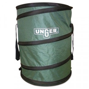 Nifty Nabber Bagger Portable Waste Receptacle, Round, Cloth, 55 gal, Green