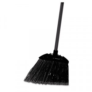 Broom 35" Long Plastic Handle Lobby Black