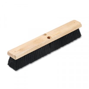 Floor Brush Head, 2 1/2" Black Tampico Fiber, 18"