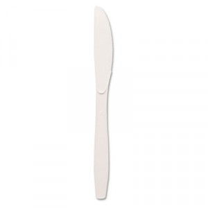 Plastic Tableware, Heavyweight Knives, White