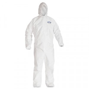 Coverall Kleenguard A40 w/Elastic Wrist & Ankles Hooded 25/CS