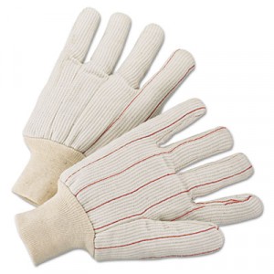 1000 Series Canvas Gloves, Green, Large