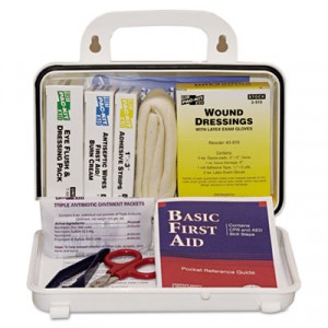 ANSI Plus #10 Weatherproof First Aid Kit, 76 Pieces, Plastic Case