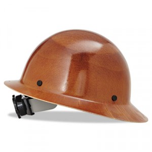 Skullgard Hard Hats with Ratchet Suspension, Stand. Size 6 1/2 - 8, Natural Tan