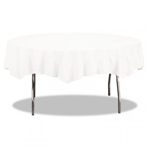 Octy-Round Tablecovers,82dia, White